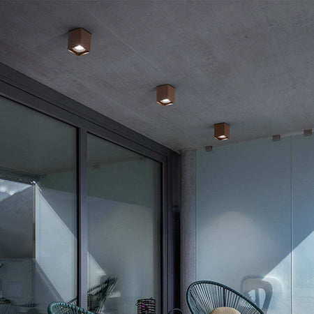 Plafoniera-In-Alluminio-Moderna-Brick-Marrone-1-Luce