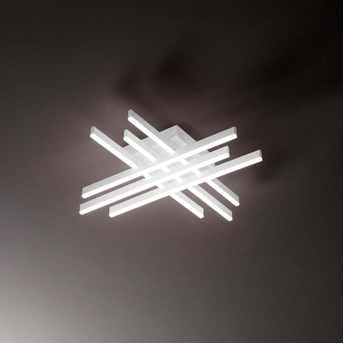 Plafoniera-In-Alluminio-Moderna-Laser-Bianco-Led-Grande