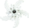 Plafoniera-In-Legno-Classico-Bianco-Lucido-1-Luce-Pappagallo
