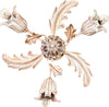 Plafoniera-In-Legno-Classico-Giallo-Crema-Sbiancato-3-Luci-Pappagallo