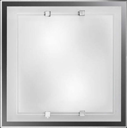 Plafoniera-In-Vetro-Quadrata-Moderna-Frame-Bianco-4-Luci-E27-Piccola