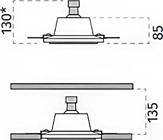 Plafoniera-incasso-gesso-Belfiore-9010-OVOLO-BIG-8936B-4014-LED-IP44-lampada-soffitto