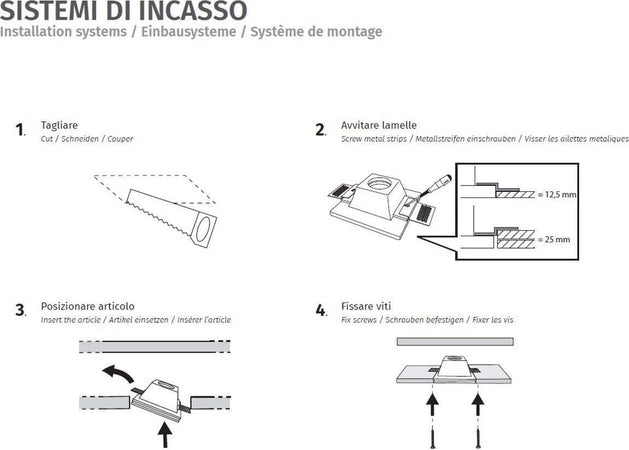 Plafoniera-incasso-gesso-Belfiore-9010-OVOLO-BIG-8936B-4014-LED-IP44-lampada-soffitto
