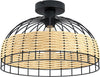 Plafoniera-Industrial-Anwick-1-Luce-Metallo-Nero