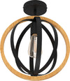 Plafoniera-Industrial-Basildon-1-Luce-Metallo-Nero-E-Marrone