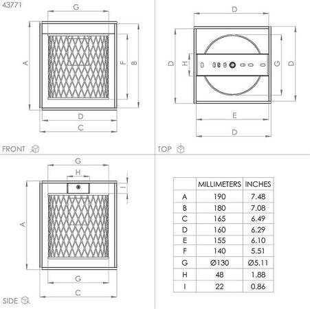 Plafoniera-Industrial-Catterick-1-Luce-Acciaio-Nero