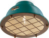 Plafoniera-Industrial-Ferro-E-Ceramica-Vintage-Verde-1-Luce-E27