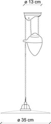Plafoniera-Industrial-Minimal-B&W-Metallo-Smaltato-Nero-1-Luce-E27-42Cm