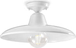 Plafoniera-Industrial-Minimal-Nordico-B&W-Metallo-Smaltato-Bianco-1-Luce-E27