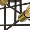 Plafoniera-Industrial-Nordico-Armstrong-Acciaio-Nero-Ottone-8-Luci-E27