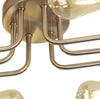 Plafoniera-Industrial-Nordico-Circuito-Acciaio-Argento-6-Luci-E27