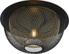 Plafoniera-Industrial-Nordico-Favo-Acciaio-Nero-Oro-1-Luce-E27