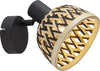 Plafoniera-Industrial-Nordico-Lancia-Acciaio-Nero-Legno-Marrone-1-Luce-E14