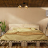Plafoniera-Industrial-Nordico-Lancia-Acciaio-Nero-Legno-Marrone-2-Luci-E14