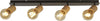 Plafoniera-Industrial-Nordico-Spinoso-Acciaio-Nero-Marrone-4-Luci-E27