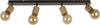 Plafoniera-Industrial-Nordico-Spinoso-Acciaio-Nero-Marrone-4-Luci-E27