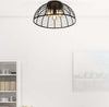Plafoniera-Industrial-Nordico-Victoria-Acciaio-Nero-3-Luci-E27
