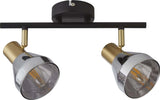 Plafoniera-Industrial-Nordico-Westminster-Acciaio-Nero-Fumè-2-Luci-E14