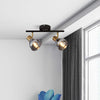 Plafoniera-Industrial-Nordico-Westminster-Acciaio-Nero-Fumè-2-Luci-E14
