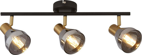Plafoniera-Industrial-Nordico-Westminster-Acciaio-Nero-Fumè-3-Luci-E14