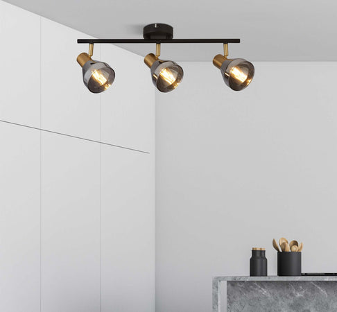 Plafoniera-Industrial-Nordico-Westminster-Acciaio-Nero-Fumè-3-Luci-E14