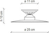 Plafoniera-Industrial-Potenza-Ferro-E-Ceramica-Nero-Diam.-25Cm-1-Luce-E27