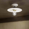 Plafoniera-Industrial-Potenza-Ferro-E-Ceramica-Nero-Diam.-30Cm-1-Luce-E27
