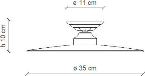 Plafoniera-Industrial-Potenza-Ferro-E-Ceramica-Nero-Diam.-35Cm-1-Luce-E27