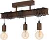 Plafoniera-Industrial-Townshend-4-3-Luci-Acciaio-Marrone-Invecchiato