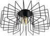 Plafoniera-Industrial-Tremedal-1-Luce-Acciaio-Nero