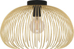 Plafoniera-Industrial-Venezuela-1-Luce-Acciaio-Nero-E-Oro
