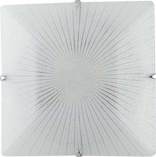 Plafoniera Iside Bianca 2Xe27 30X30Cm Illuminazione/Illuminazione per interni/Lampadari lampade a sospensione e plafoniere/Plafoniere Led Mall Home - Napoli, Commerciovirtuoso.it