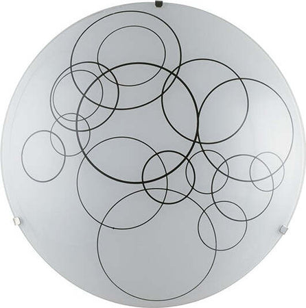 Plafoniera Karma Bianca 2Xe27 30Cm Illuminazione/Illuminazione per interni/Lampadari lampade a sospensione e plafoniere/Plafoniere Led Mall Home - Napoli, Commerciovirtuoso.it