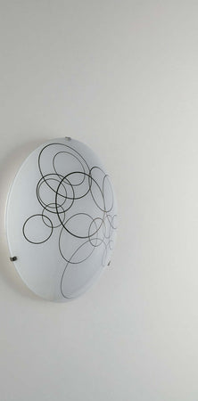 Plafoniera Karma Bianca 2Xe27 30Cm Illuminazione/Illuminazione per interni/Lampadari lampade a sospensione e plafoniere/Plafoniere Led Mall Home - Napoli, Commerciovirtuoso.it