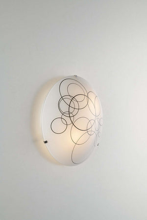 Plafoniera Karma Bianca 2Xe27 30Cm Illuminazione/Illuminazione per interni/Lampadari lampade a sospensione e plafoniere/Plafoniere Led Mall Home - Napoli, Commerciovirtuoso.it