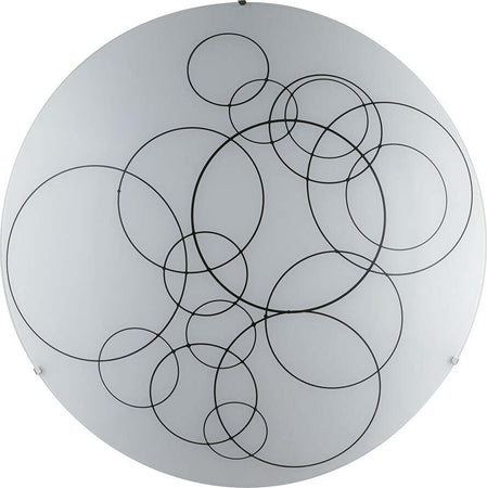 Plafoniera Karma Bianca 4Xe27 50Cm Illuminazione/Illuminazione per interni/Lampadari lampade a sospensione e plafoniere/Plafoniere Led Mall Home - Napoli, Commerciovirtuoso.it