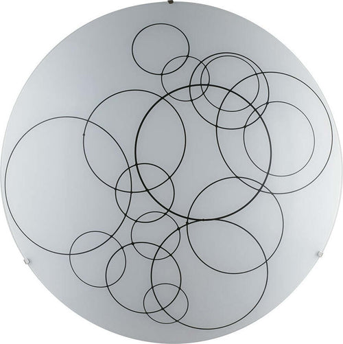 Plafoniera Karma Bianca 4Xe27 50Cm Illuminazione/Illuminazione per interni/Lampadari lampade a sospensione e plafoniere/Plafoniere Led Mall Home - Napoli, Commerciovirtuoso.it