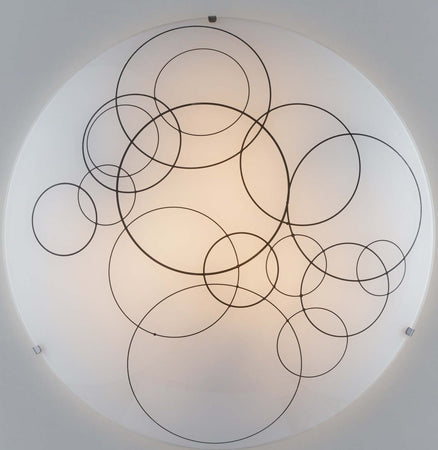 Plafoniera Karma Bianca 4Xe27 50Cm Illuminazione/Illuminazione per interni/Lampadari lampade a sospensione e plafoniere/Plafoniere Led Mall Home - Napoli, Commerciovirtuoso.it