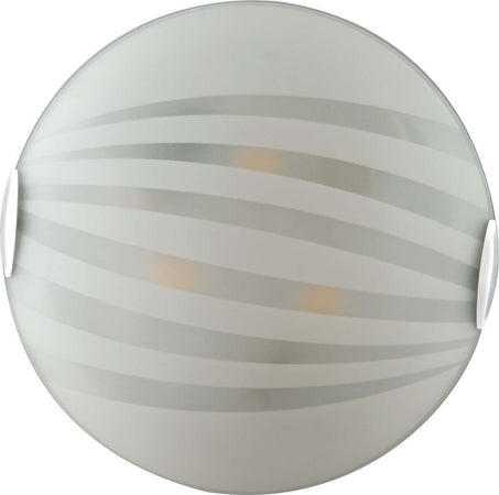 Plafoniera Kuna Bianca 2Xe27 30Cm Illuminazione/Illuminazione per interni/Lampadari lampade a sospensione e plafoniere/Plafoniere Led Mall Home - Napoli, Commerciovirtuoso.it