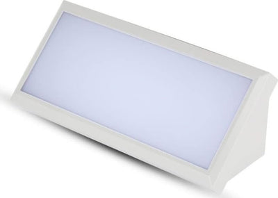 Plafoniera Lampada Led da Muro 12 W Applique Parete per Esterno IP65 Resistente all'Acqua V-TAC VT-8054 grigio chiaro