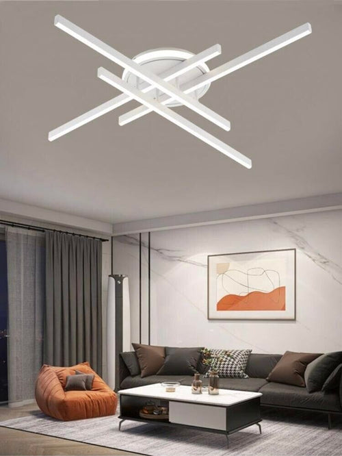 Plafoniera-Lampadario-45-Watt-Led-Luce-Calda-3000k-Stile-Moderno-Bianco-Pn21bc-Universo