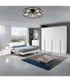 Plafoniera Lampadario Da Soffitto Circolare Stile Industriale Lampada 5xe27 C71-5