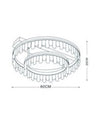 Plafoniera Lampadario Da Soffitto Led Dorata 72 W 3 Colorazioni Di Luce Pn-30-3c