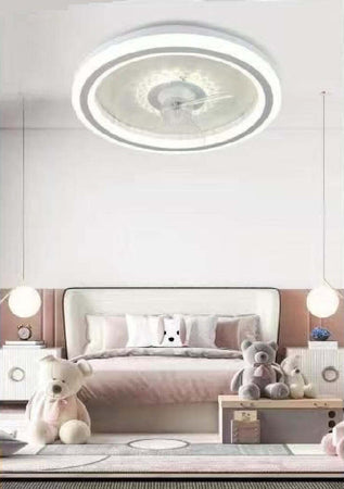 Ventilatore Da Soffitto Con Illuinazione, Plafoniera A LED Con
