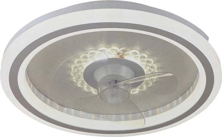 Plafoniera Lampadario Led Con Ventilatore Soffitto Telecomando Dimmerabile 60003 Casa, arredamento e bricolage > Illuminazione da interno > Plafoniere per interno > Lampadari Trade Shop italia - Napoli, Commerciovirtuoso.it