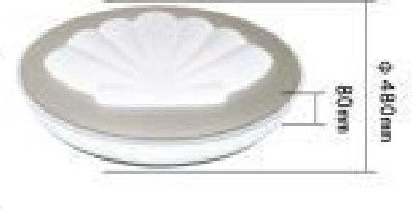 Plafoniera Lampadario Soffitto 46 W Conchiglia Dimmerabile Toni Di Luce Pn-11-3c Casa, arredamento e bricolage > Illuminazione da interno > Plafoniere per interno Trade Shop italia - Napoli, Commerciovirtuoso.it