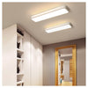 Plafoniera Led 16w Moderno Bianco Soffitto Rettangolare Striscia Luce 4000k 50170