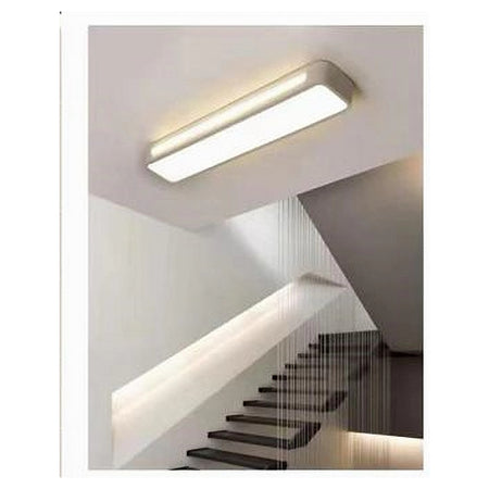 Plafoniera Led 16w Moderno Bianco Soffitto Rettangolare Striscia Luce 6500k 50187