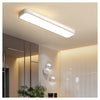 Plafoniera Led 18w Bianco Soffitto Rettangolare Striscia Moderno Luce 4000k 50194