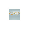 Plafoniera Led 20w Intrecciato Quadrato Oro Da Soffitto Moderno Luce 6500k 71309